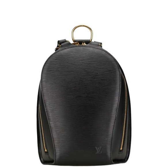 Louis Vuitton Epi Mabillon Backpack M52232 Noir Black Leather Women's LOUIS VUIT - Picture 1 of 10